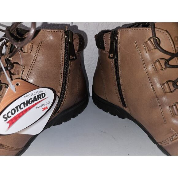 New! Propet Women's Delaney Leather Ankle Boots Brown Casual Boots Sz 7 $115 - Picture 6 of 11